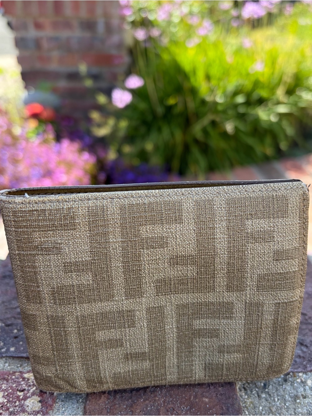 Auth Fendi Men’s Fabric Wallet Billfold Serial # Inside Italy